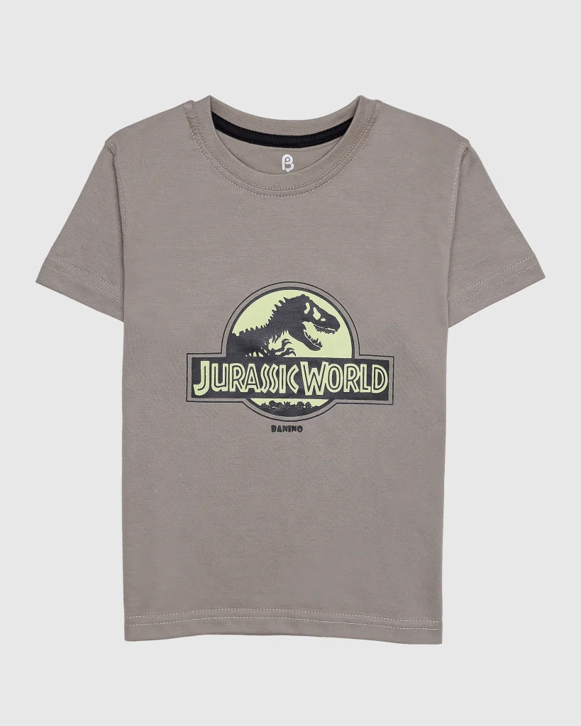 تی شرت شلوارک طرح JURASICWORLD